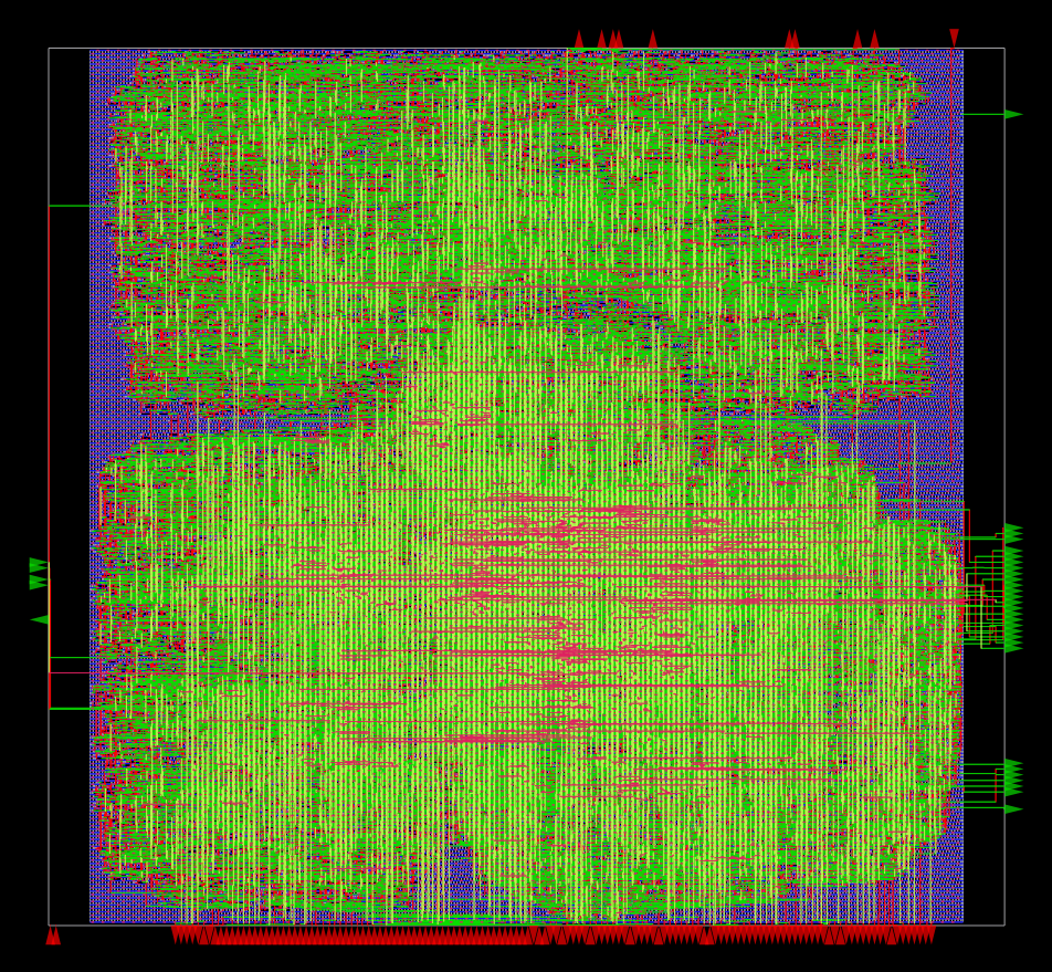 Vex-Risc-V core layout for the IHP-Open-PDK